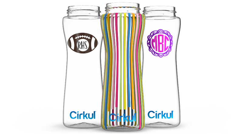 Custom 22oz. Plastic Bottle & Comfort Grip Lid vj36v 7suuq hz7bd 9dgt8