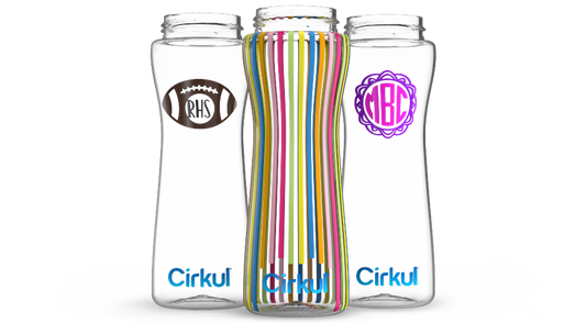 Custom 22oz. Plastic Bottle & Comfort Grip Lid vj36v 7suuq hz7bd 9dgt8