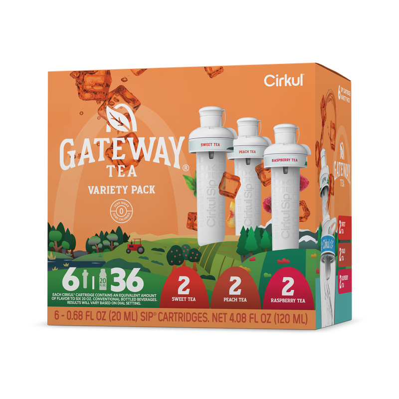Gateway Tea® 6-Pack Variety Pack yqydy kpnm3 wct9g fazgg