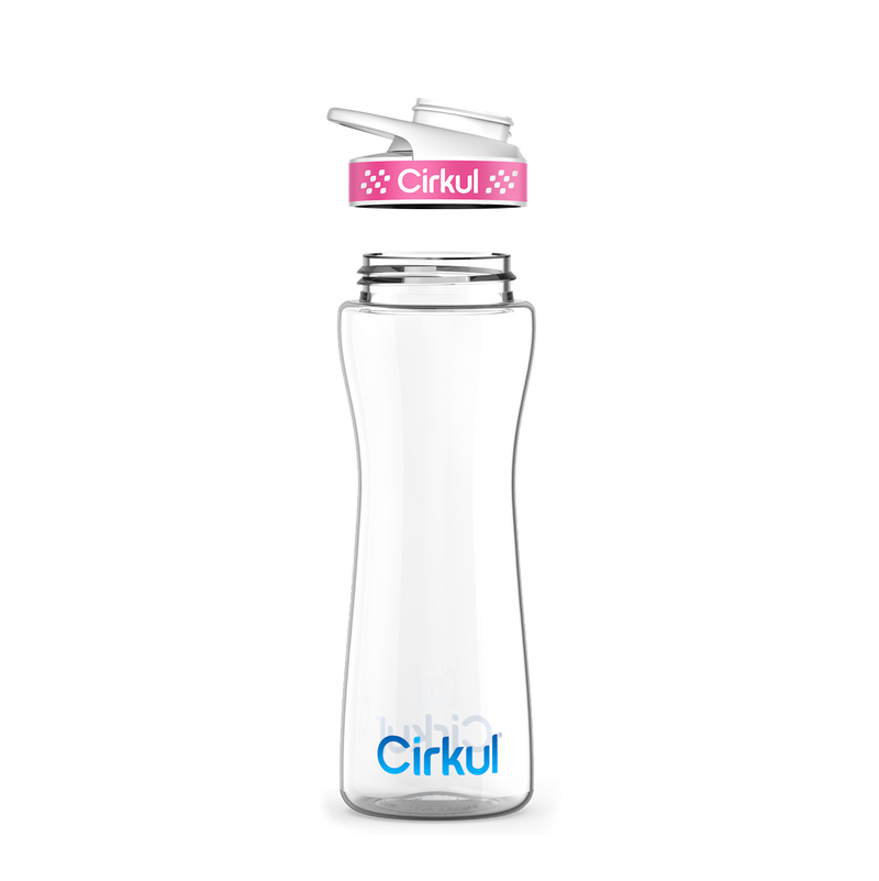 22oz. Plastic Bottle & Comfort Grip Lid kqmcf 2ps8n rn2pb 5wgwy