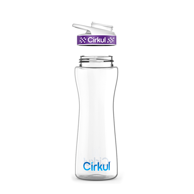 22oz. Plastic Bottle & Comfort Grip Lid kqmcf 2ps8n rn2pb 5wgwy