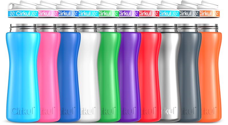 Custom 22oz. Stainless Steel Bottle & Comfort Grip Lid ertwg juxbk d8q2d sy4mf