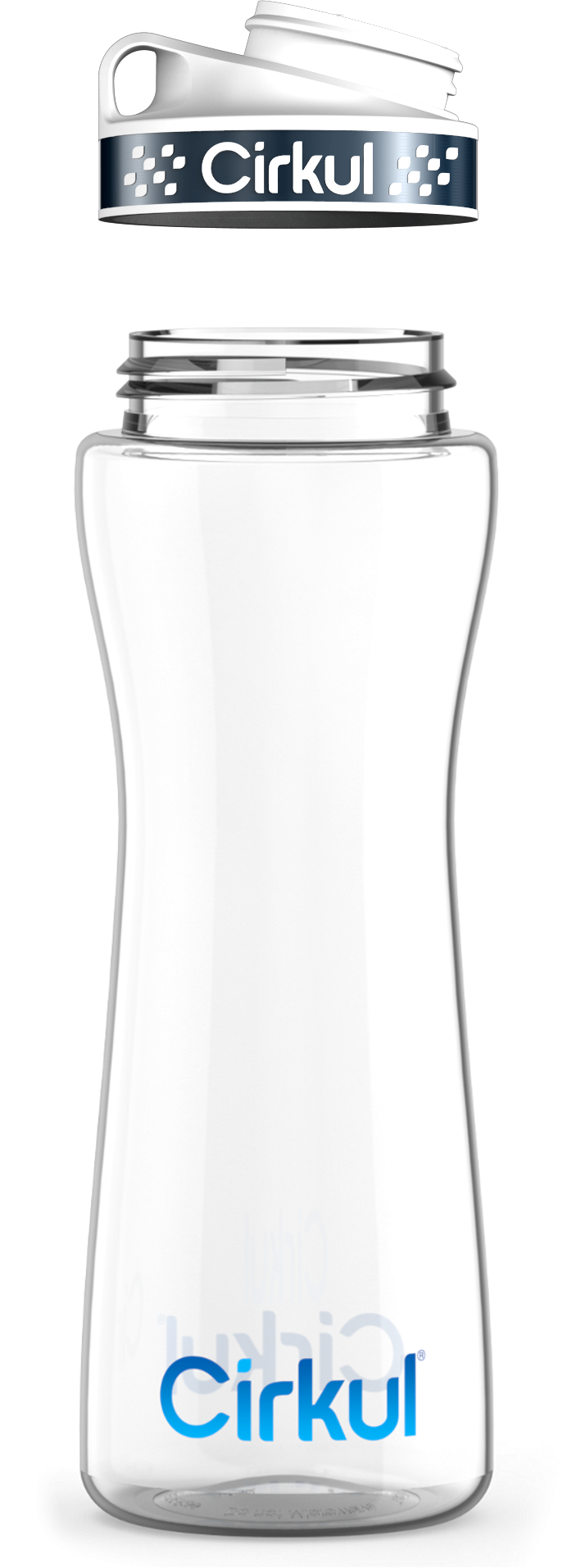 Custom 22oz. Plastic Bottle & Comfort Grip Lid vj36v 7suuq hz7bd 9dgt8