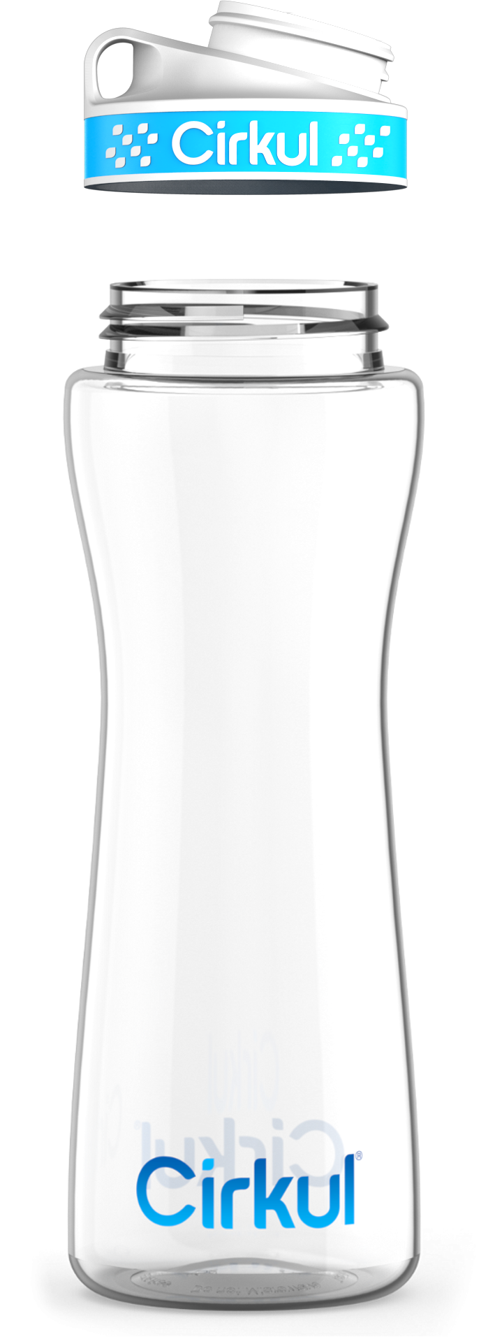 Custom 22oz. Plastic Bottle & Comfort Grip Lid vj36v 7suuq hz7bd 9dgt8