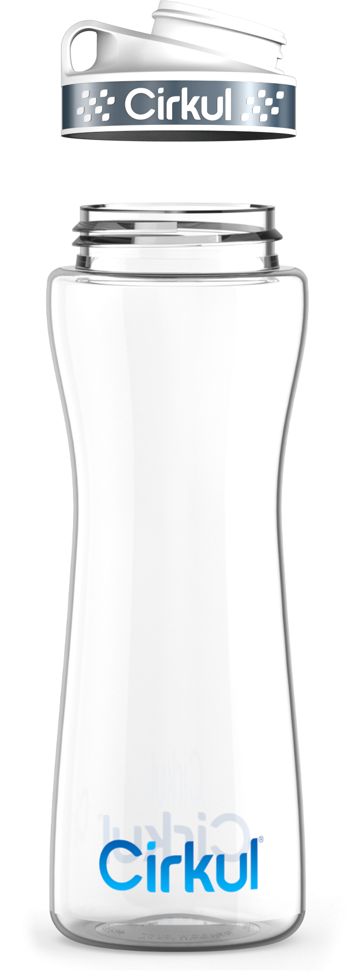 Custom 22oz. Plastic Bottle & Comfort Grip Lid vj36v 7suuq hz7bd 9dgt8