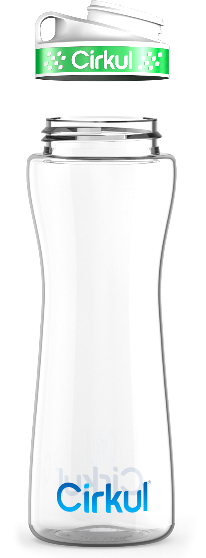 Custom 22oz. Plastic Bottle & Comfort Grip Lid vj36v 7suuq hz7bd 9dgt8