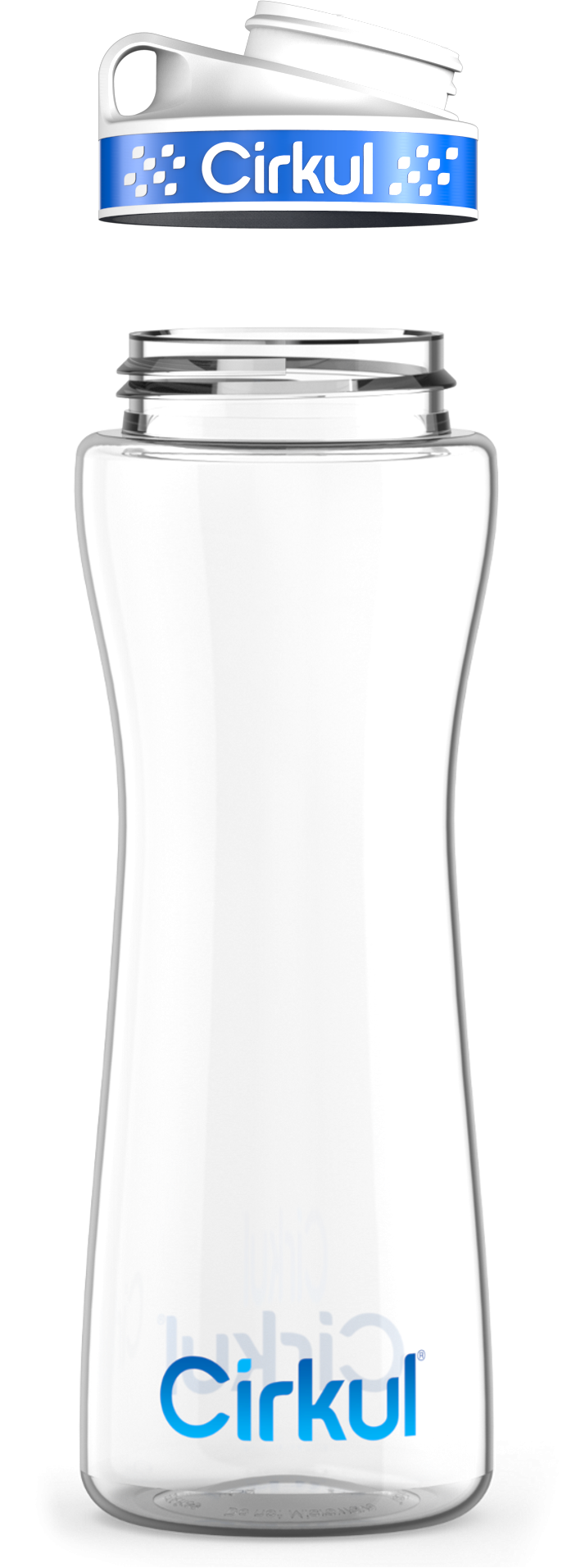 Custom 22oz. Plastic Bottle & Comfort Grip Lid vj36v 7suuq hz7bd 9dgt8