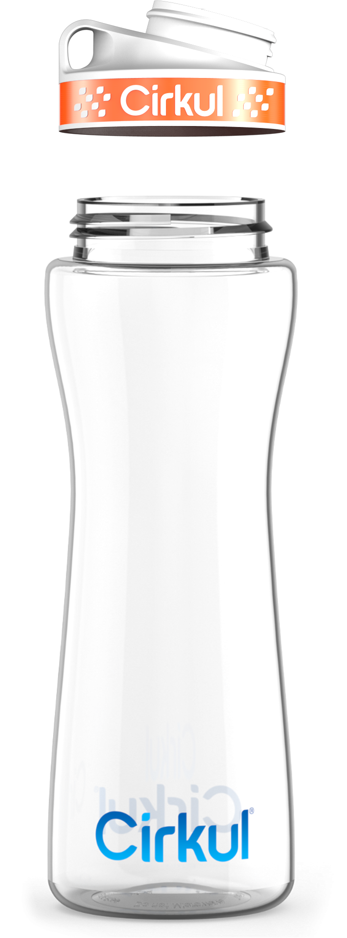 Custom 22oz. Plastic Bottle & Comfort Grip Lid vj36v 7suuq hz7bd 9dgt8