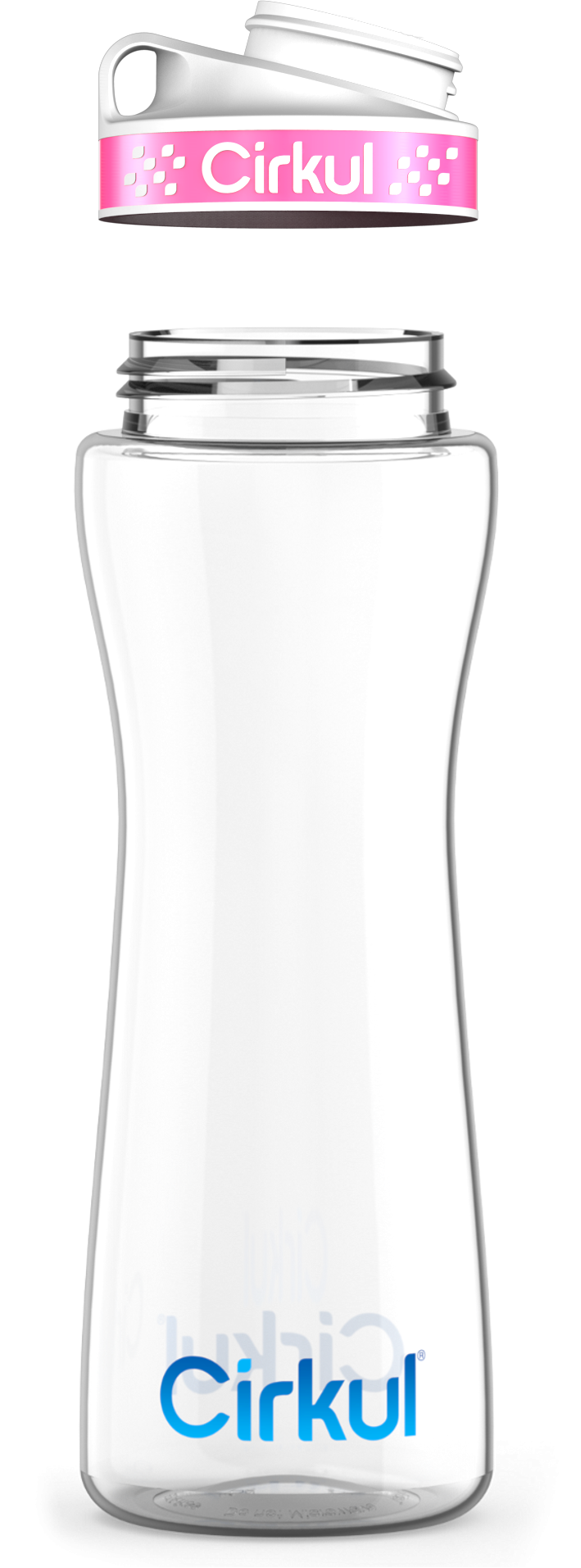 Custom 22oz. Plastic Bottle & Comfort Grip Lid vj36v 7suuq hz7bd 9dgt8