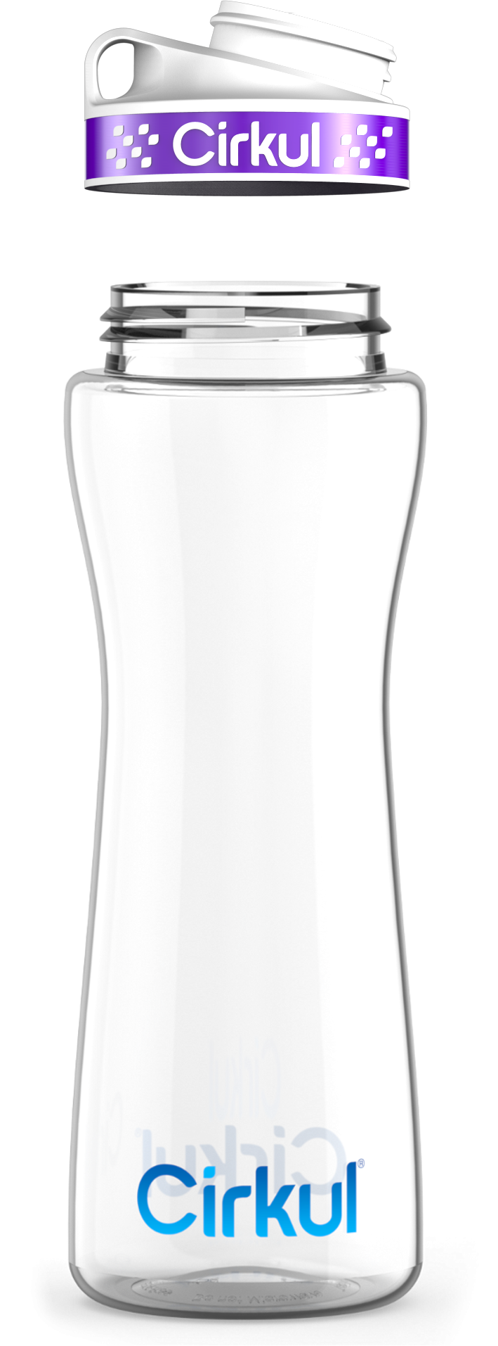 Custom 22oz. Plastic Bottle & Comfort Grip Lid vj36v 7suuq hz7bd 9dgt8