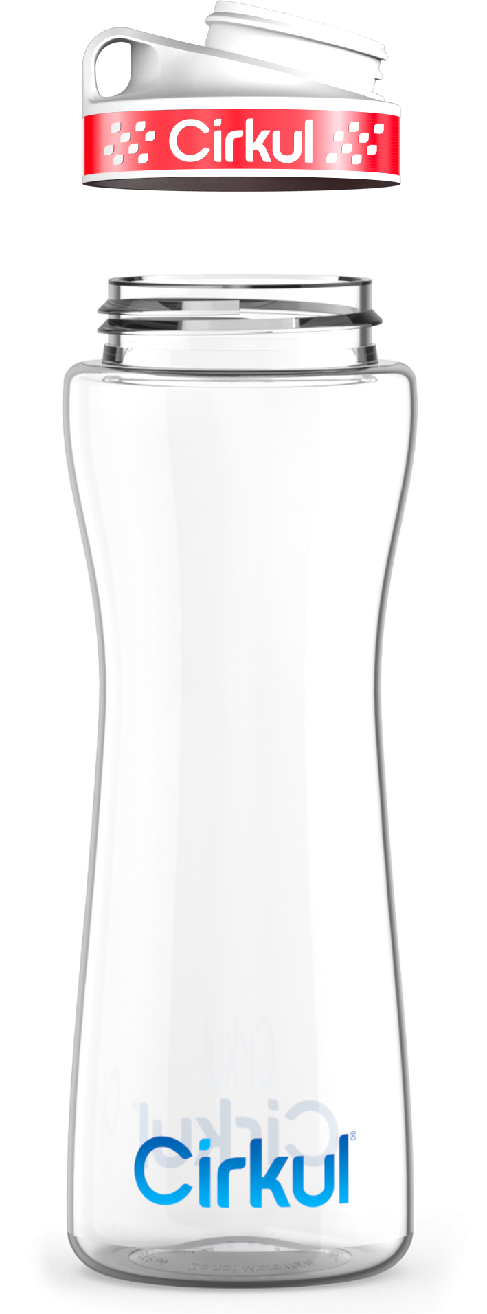 Custom 22oz. Plastic Bottle & Comfort Grip Lid vj36v 7suuq hz7bd 9dgt8